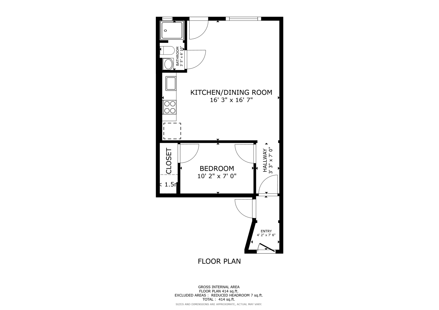 Floorplan for 4177 Baychester Avenue, 1