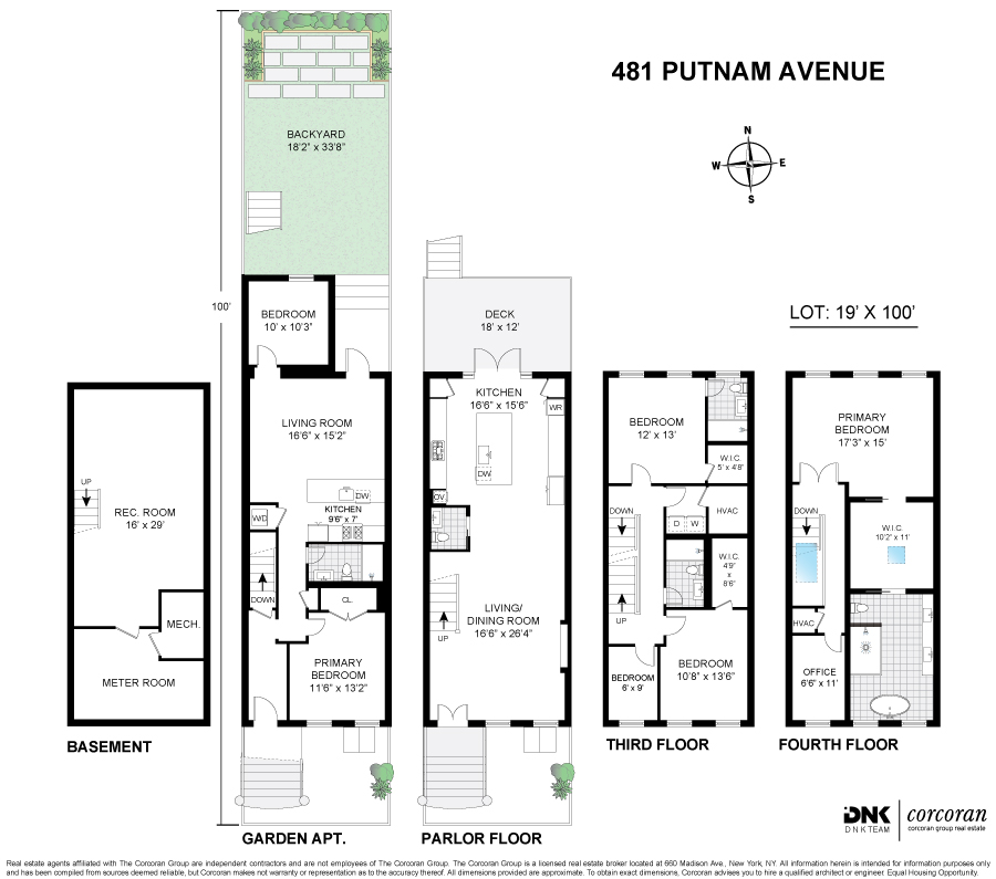 Floorplan for 481 Putnam Avenue