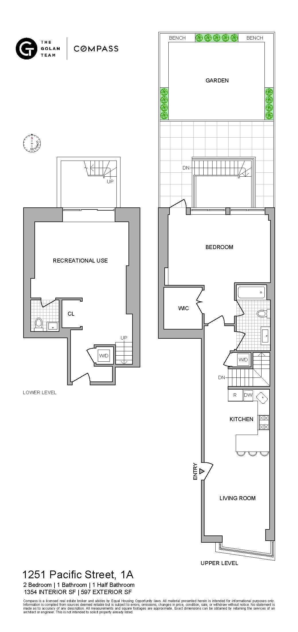 Floorplan for 1251 Pacific Street, 1A