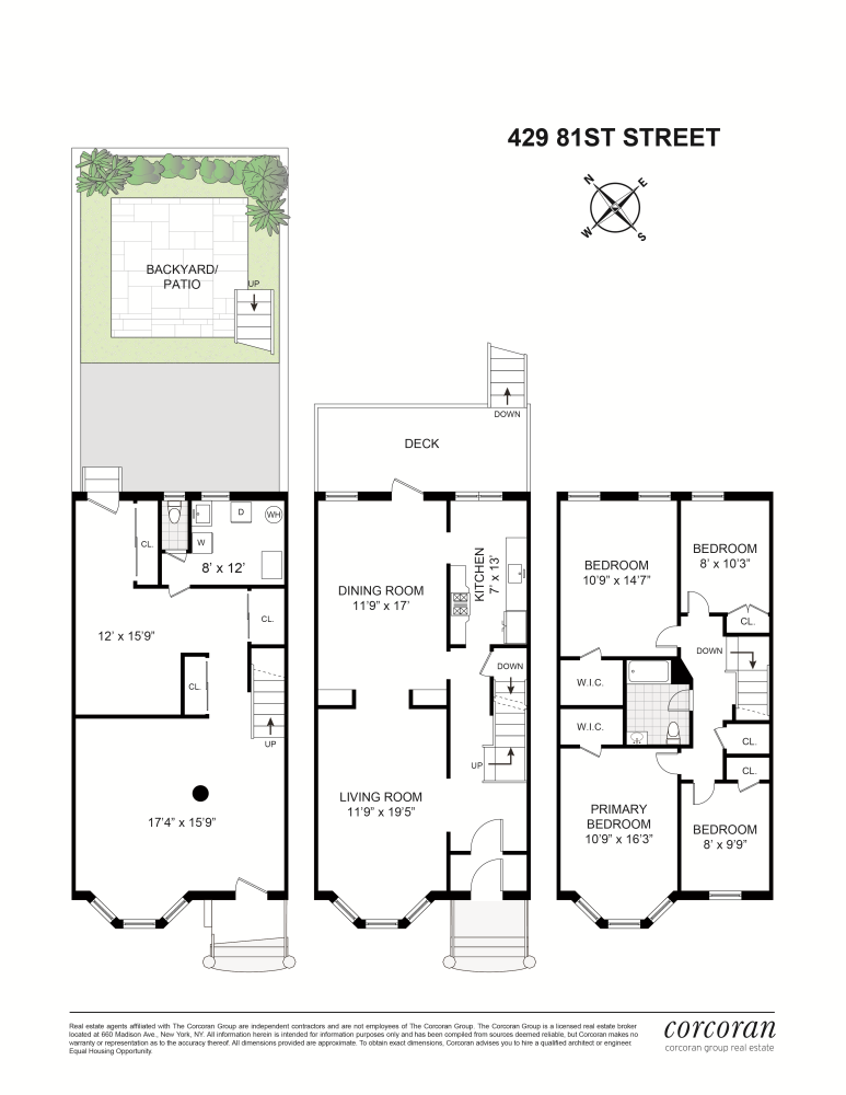 Floorplan for 429 81st Street