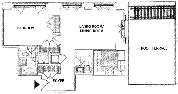 Floorplan for 45 Park Avenue, 204