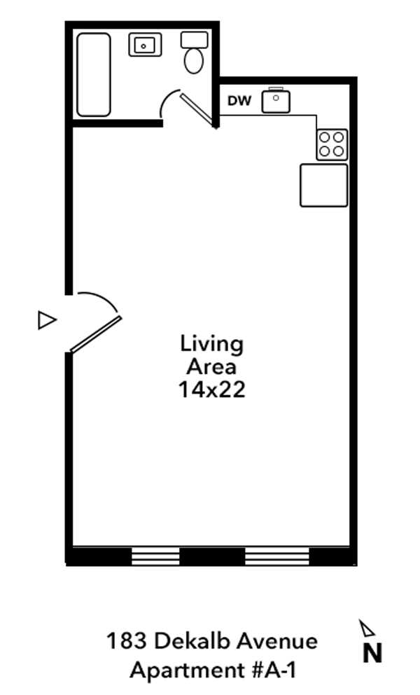 Floorplan for 183 Dekalb Avenue, A1