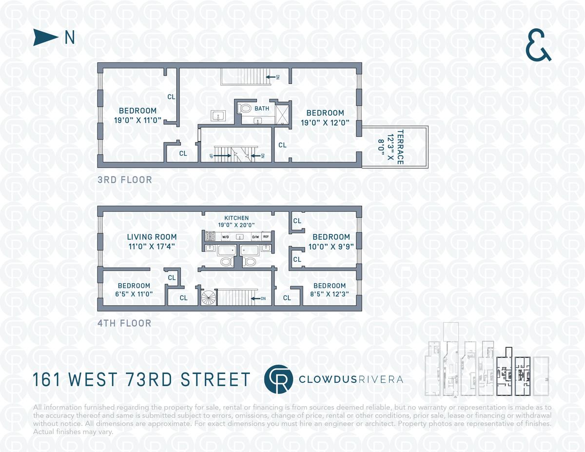 Floorplan for 161 West 73rd Street
