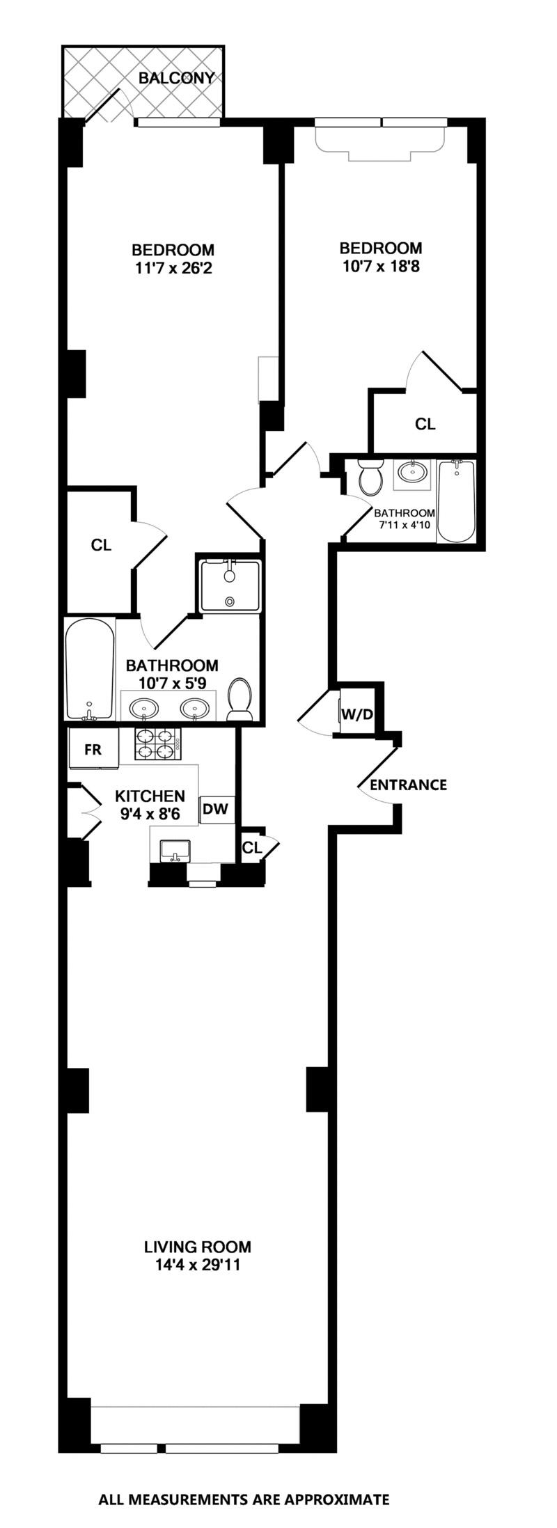 Floorplan for 44-27 Purves Street