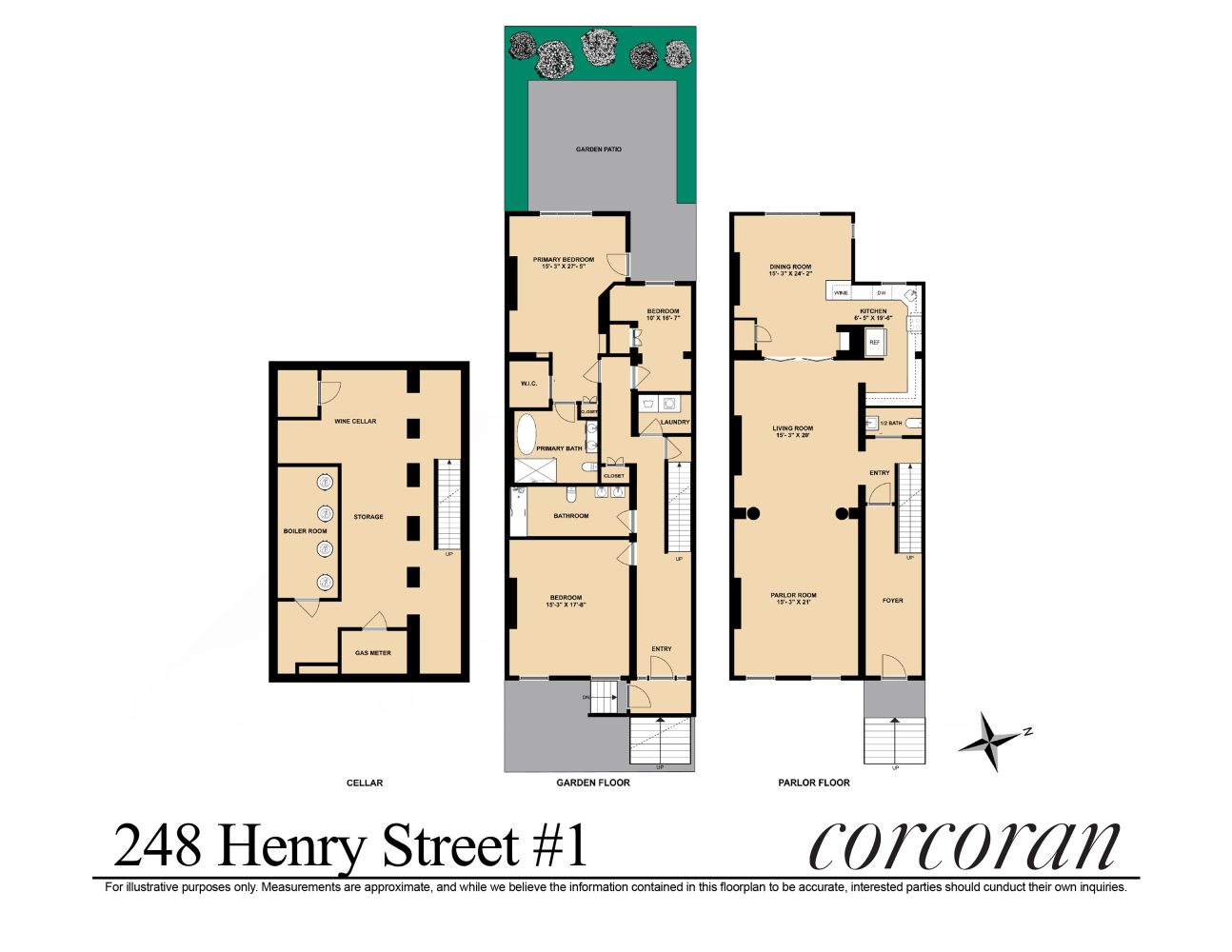 Floorplan for 248 Henry Street, 1