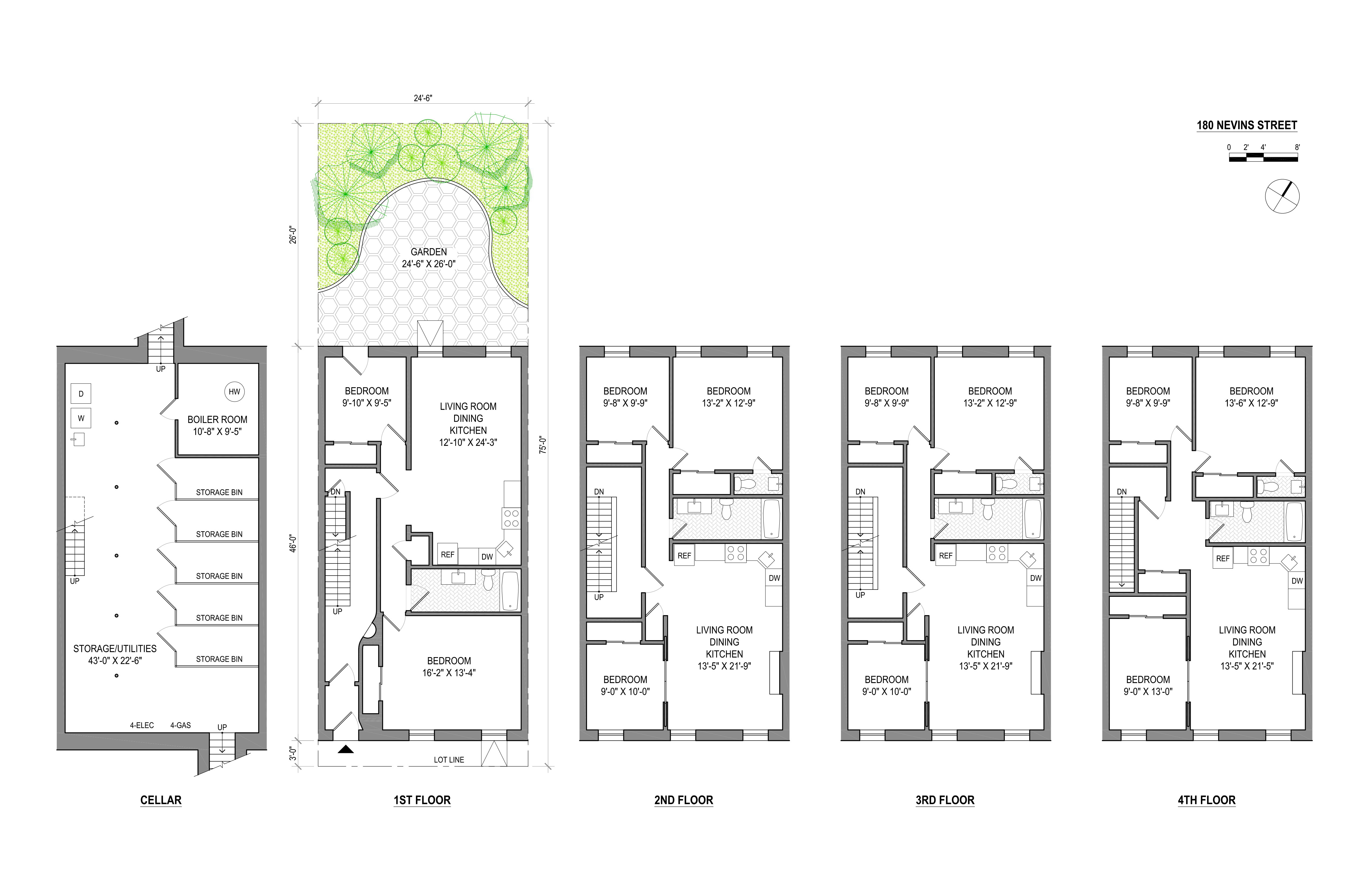Floorplan for 180 Nevins Street