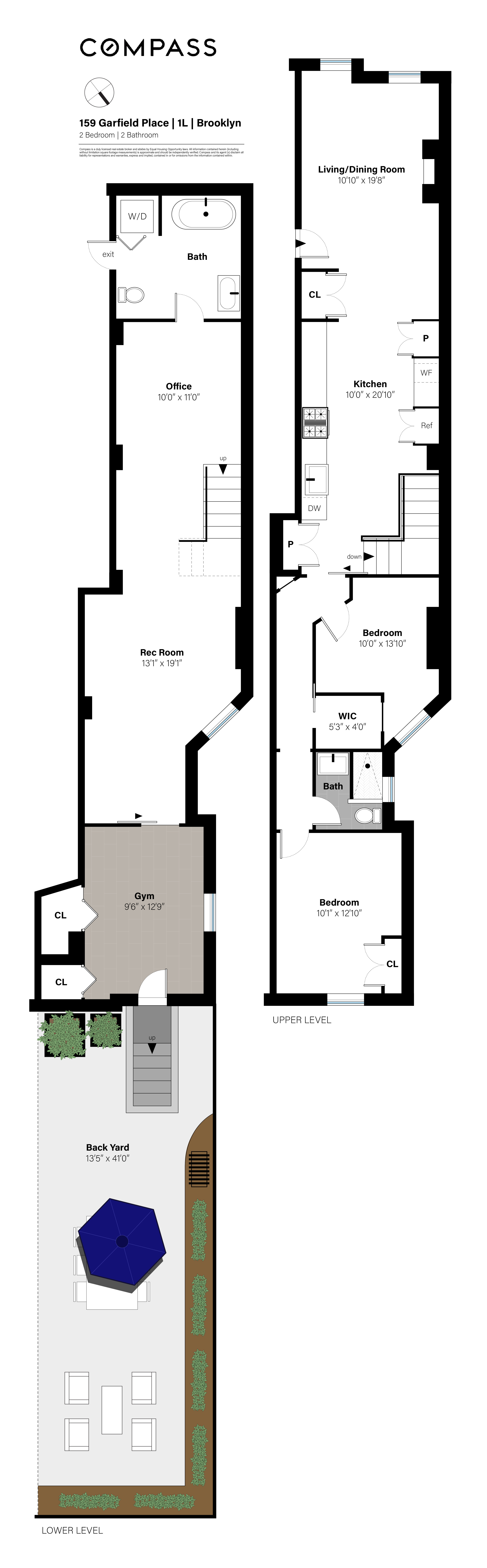 Floorplan for 159 Garfield Place, 1L