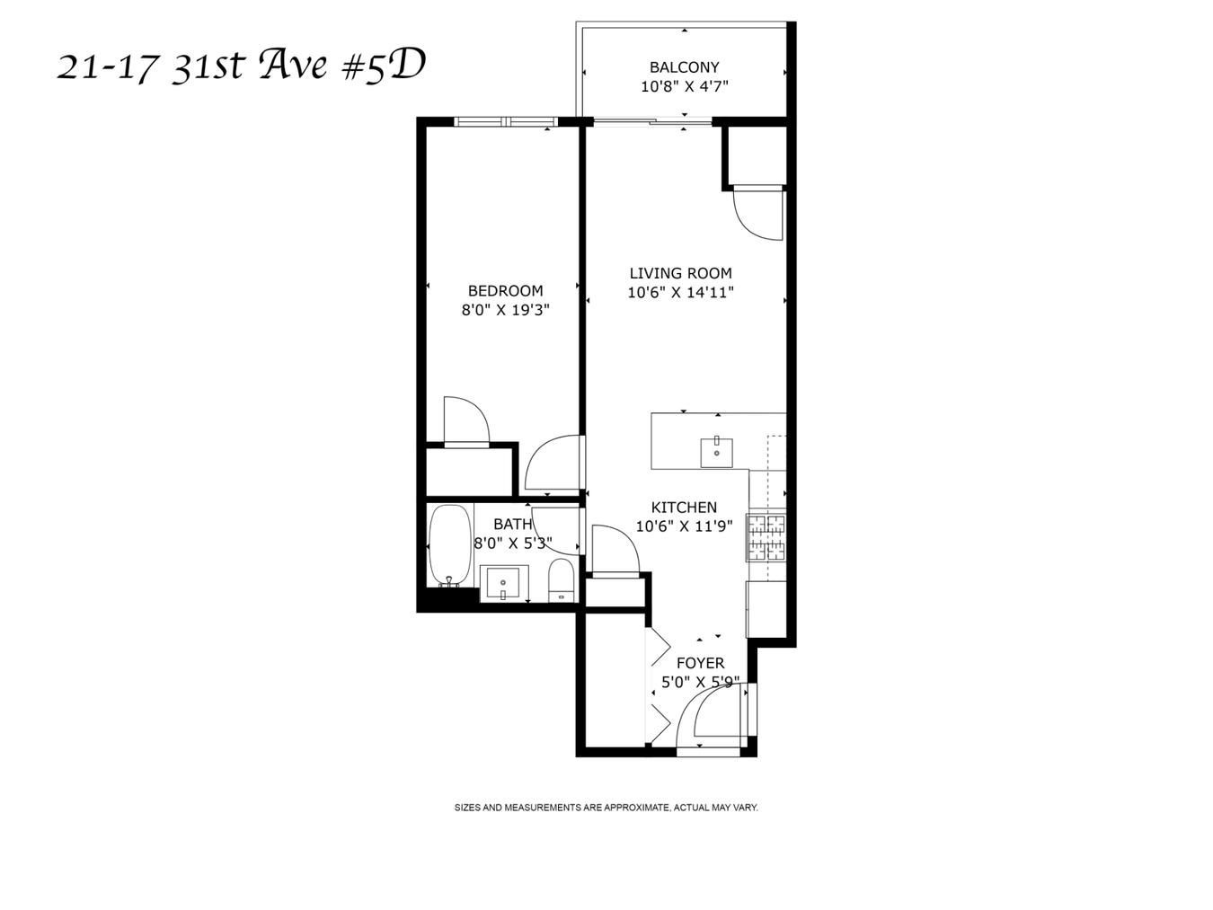 Floorplan for 21-17 31st Avenue