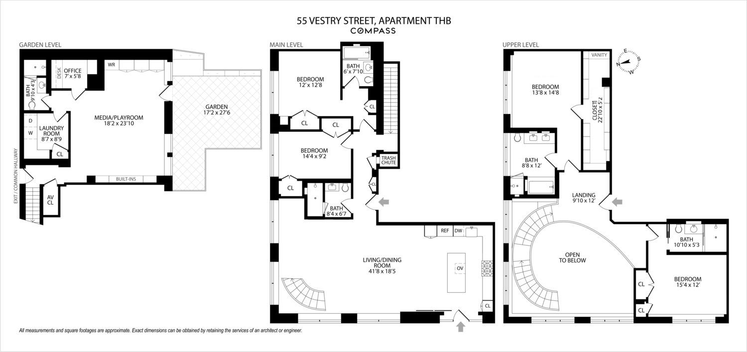 Floorplan for 55 Vestry Street, 1B