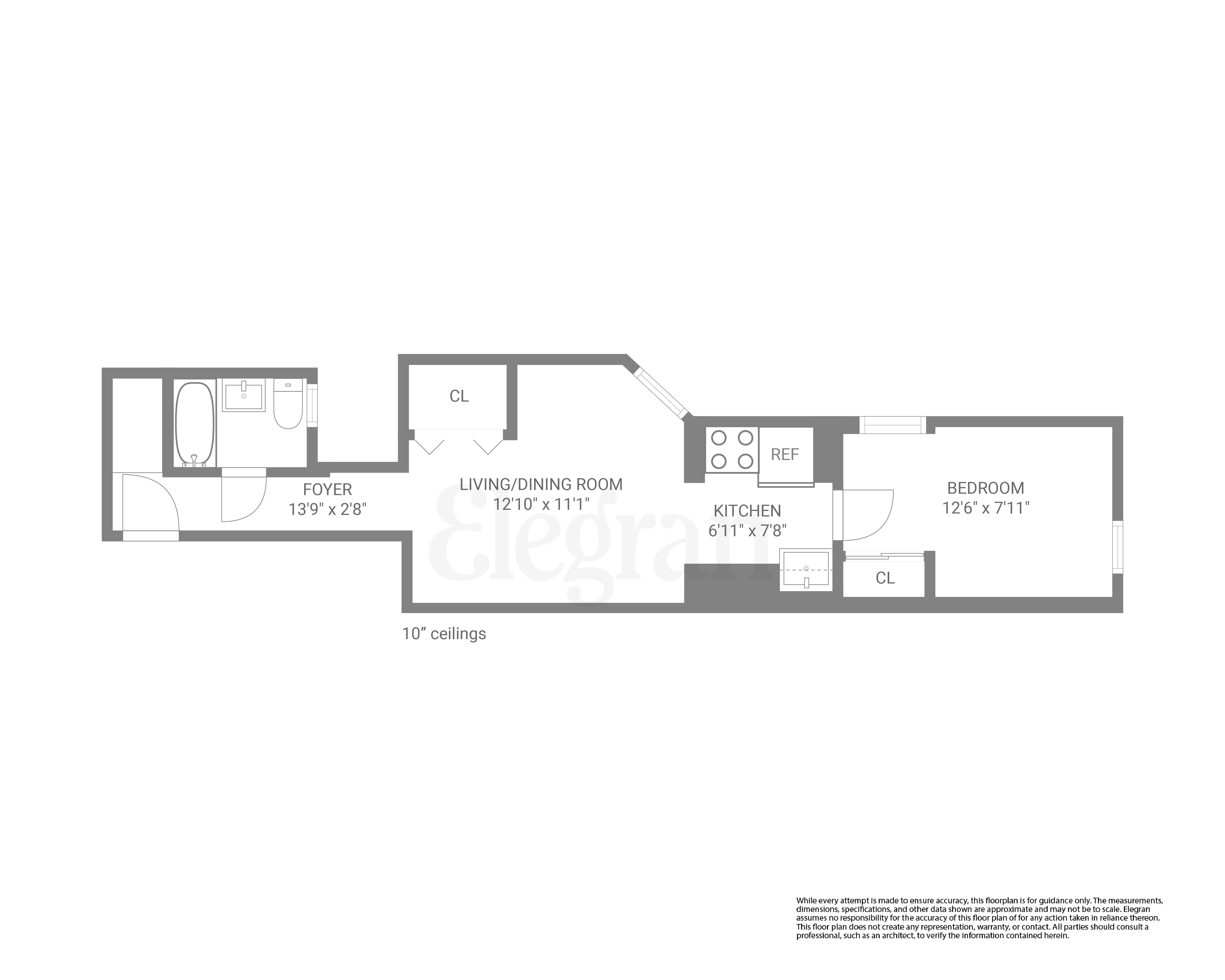 Floorplan for 264 West 22nd Street, 4