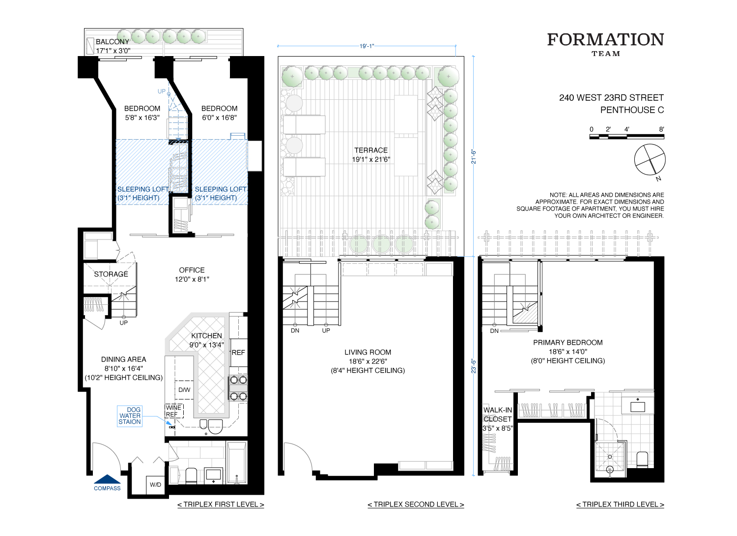 Floorplan for 240 West 23rd Street, PHC