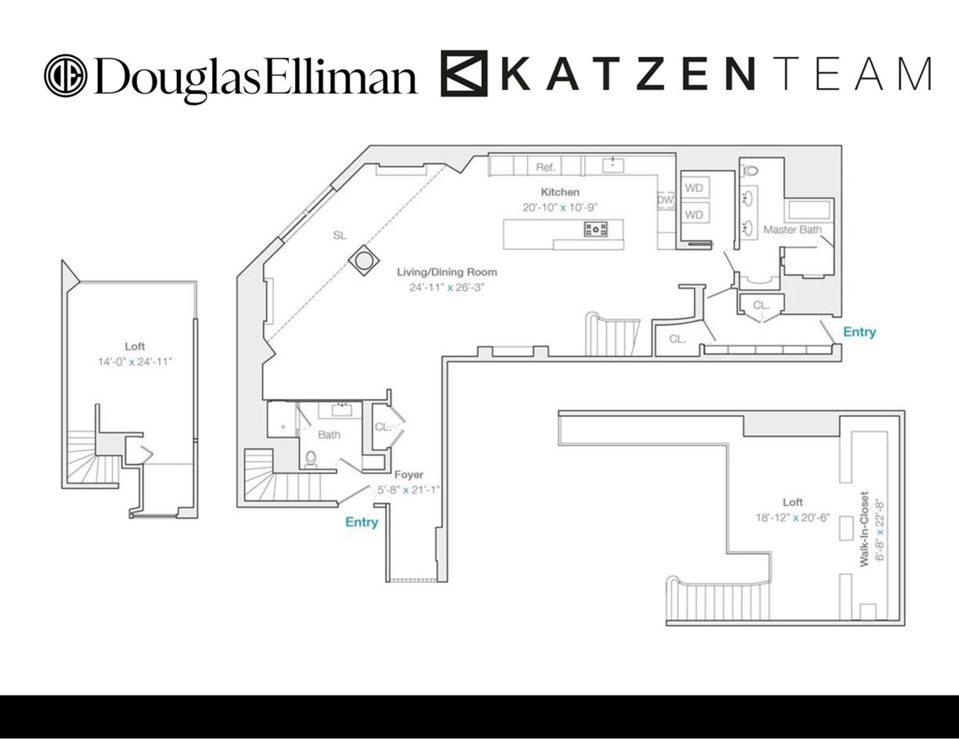 Floorplan for 41 Crosby Street, 1R