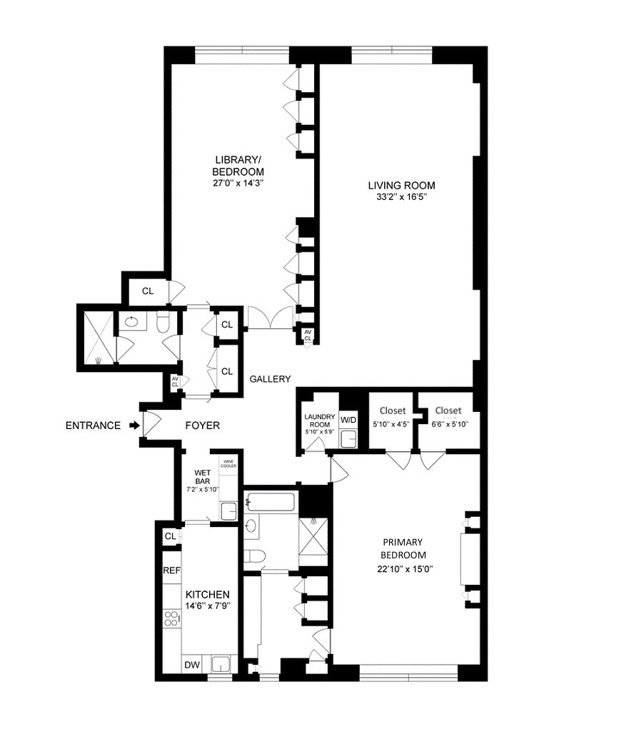 Floorplan for 781 5th Avenue, 1101