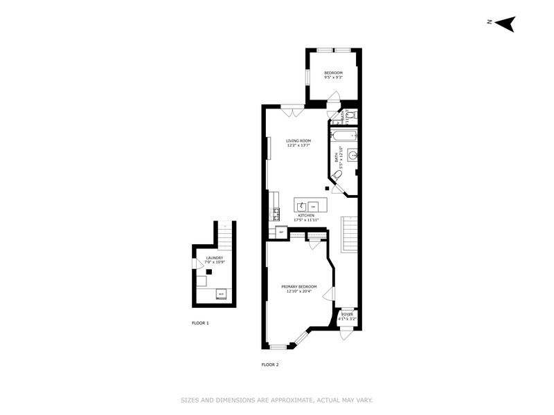 Floorplan for 813 Halsey Street, 1