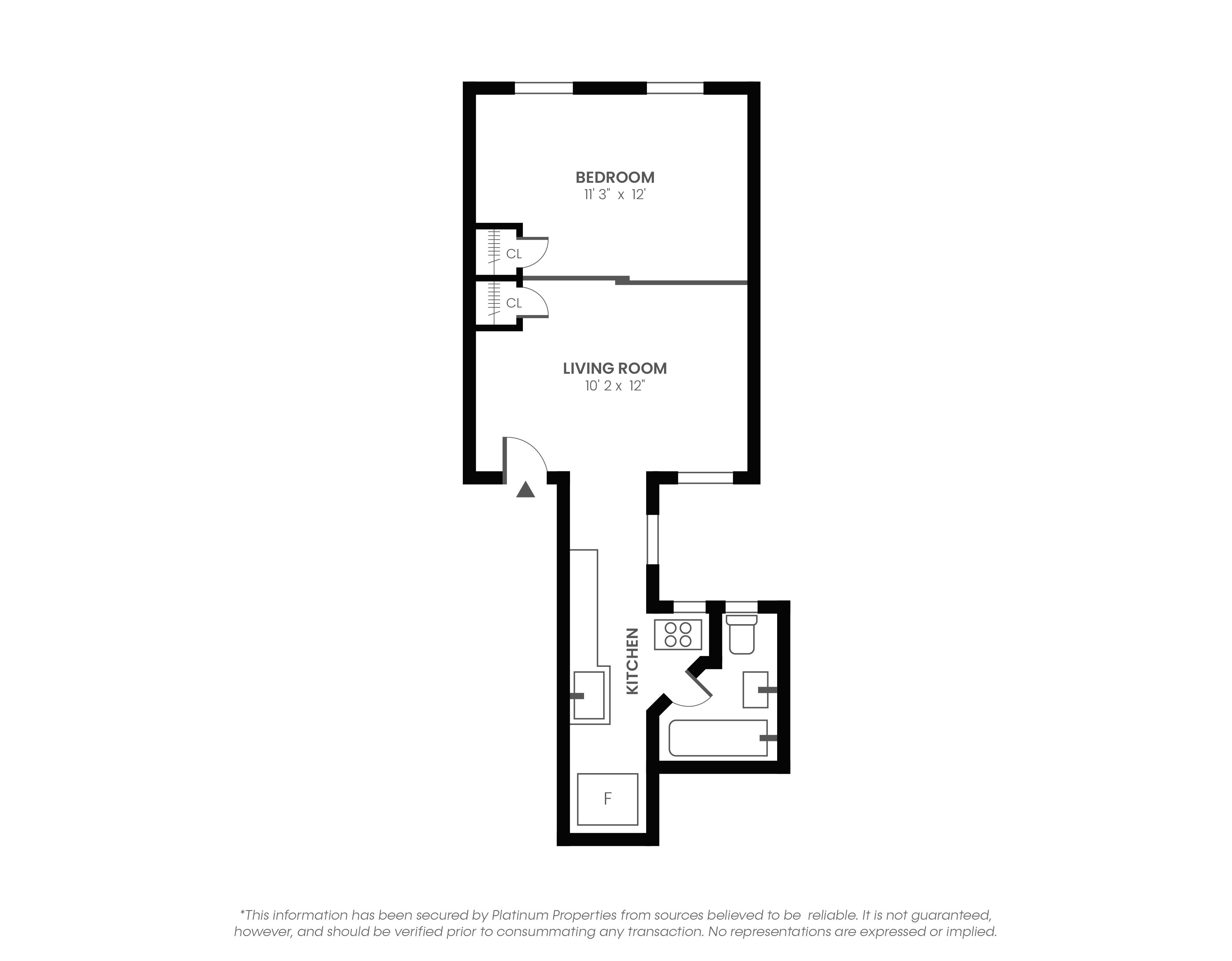 Floorplan for 15 West 64th Street, 6-B