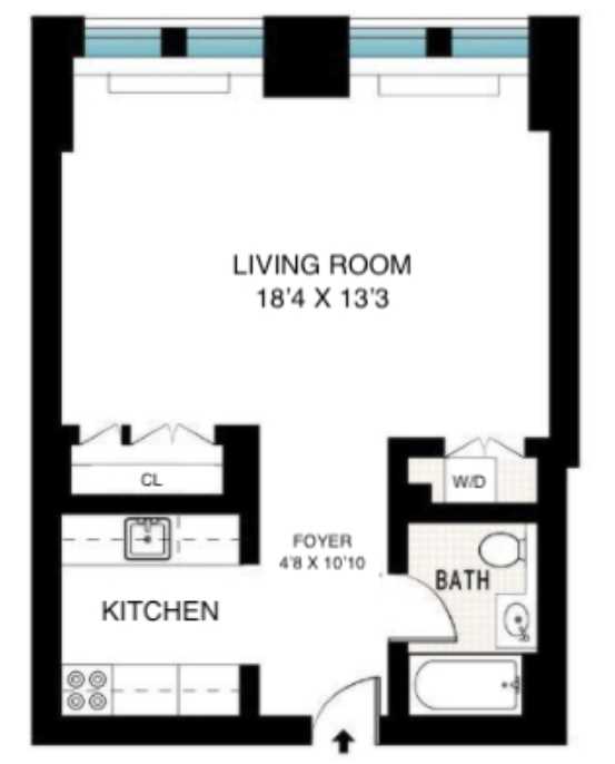 Floorplan for 404 East 76th Street, 3M