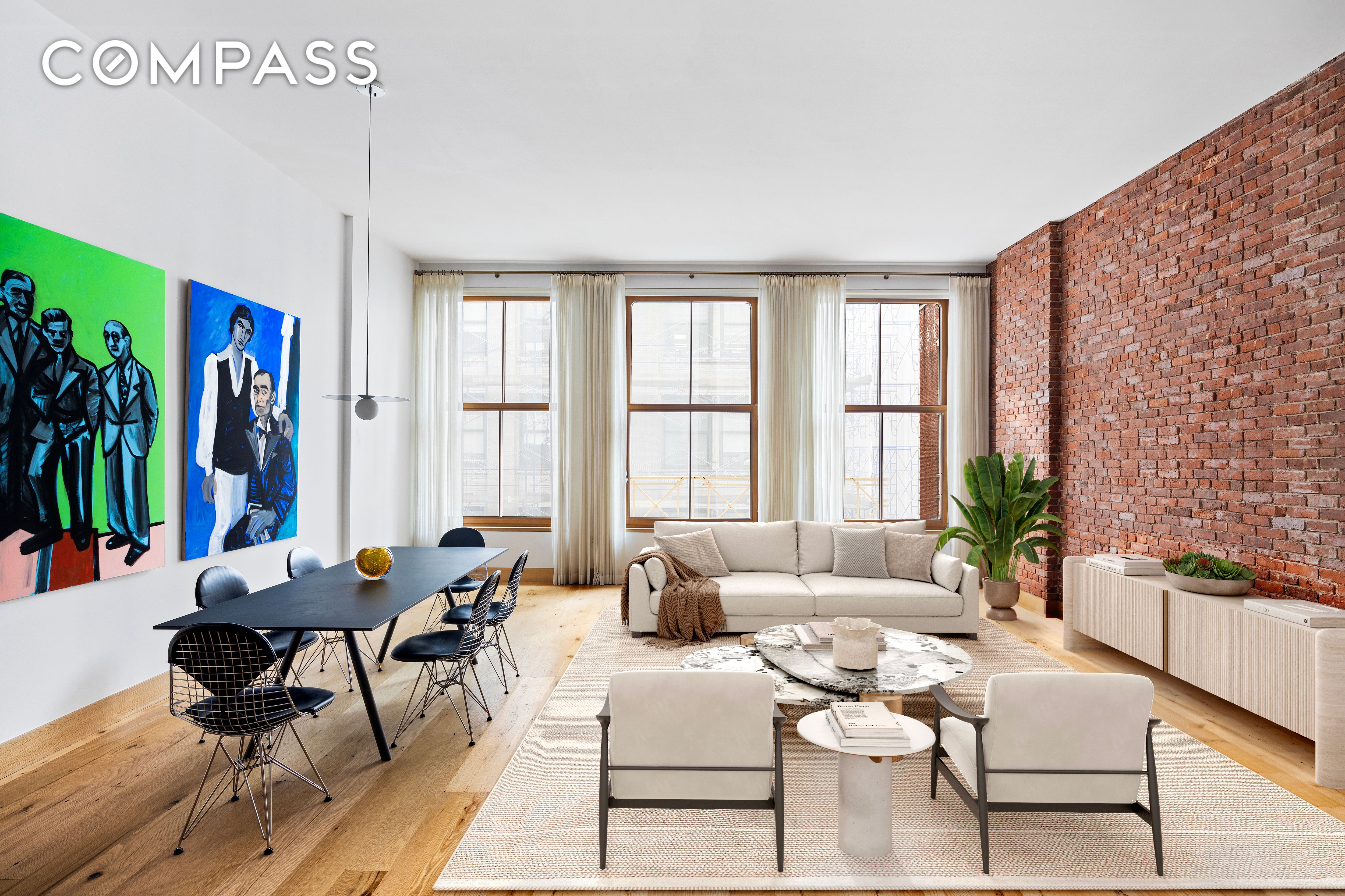 60 White Street 4E, Tribeca, Downtown, NYC - 2 Bedrooms  
2.5 Bathrooms  
4 Rooms - 