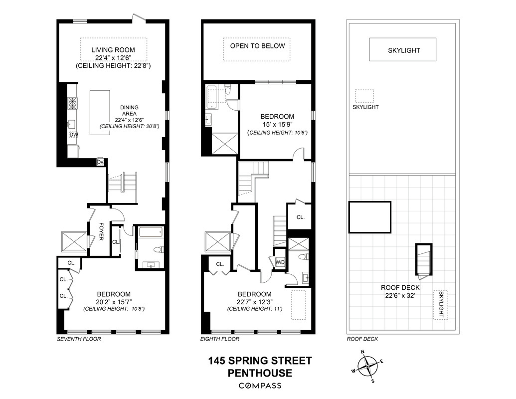 Floorplan for 145 Spring Street, PH