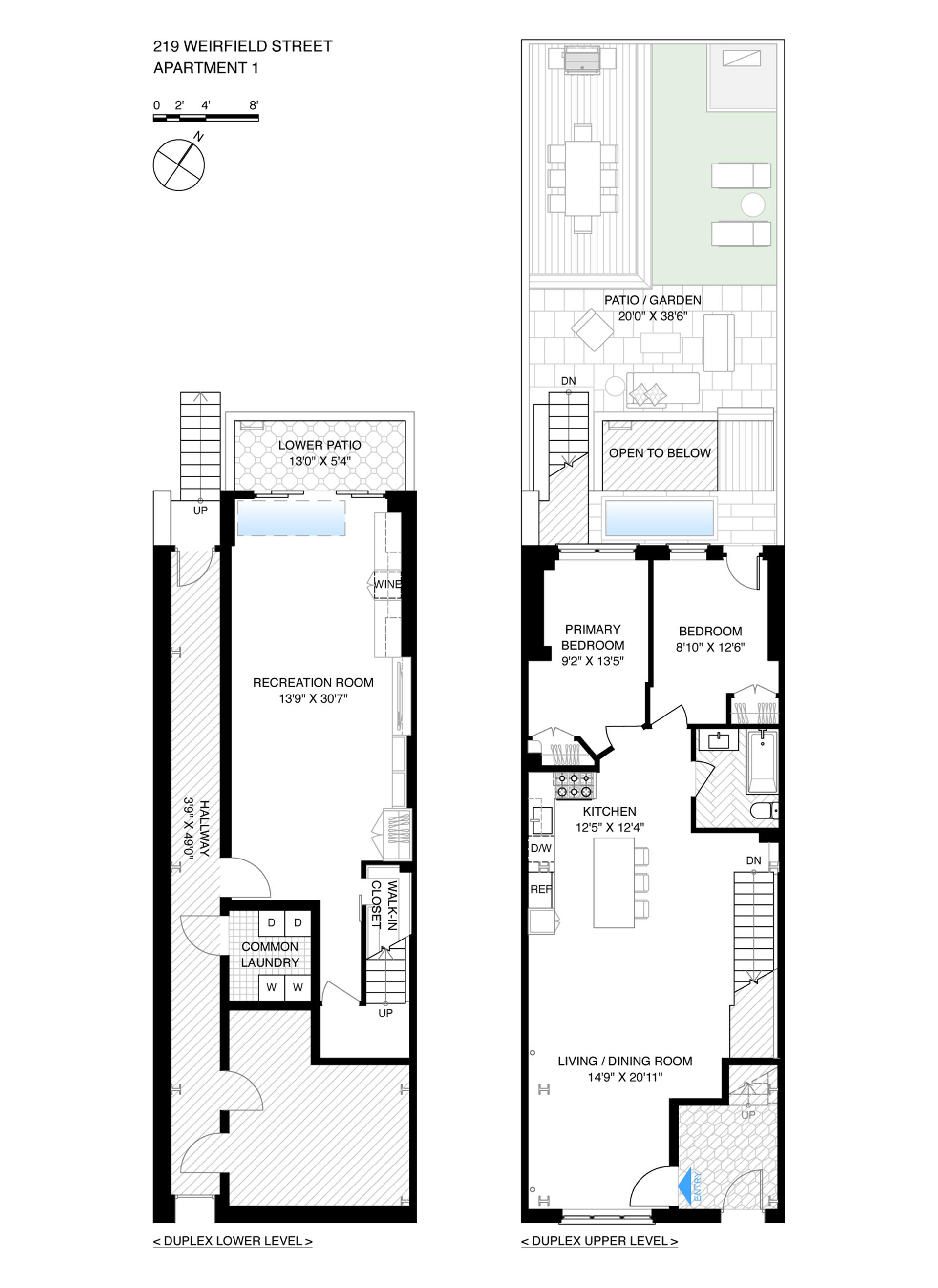 Floorplan for 219 Weirfield Street, 1