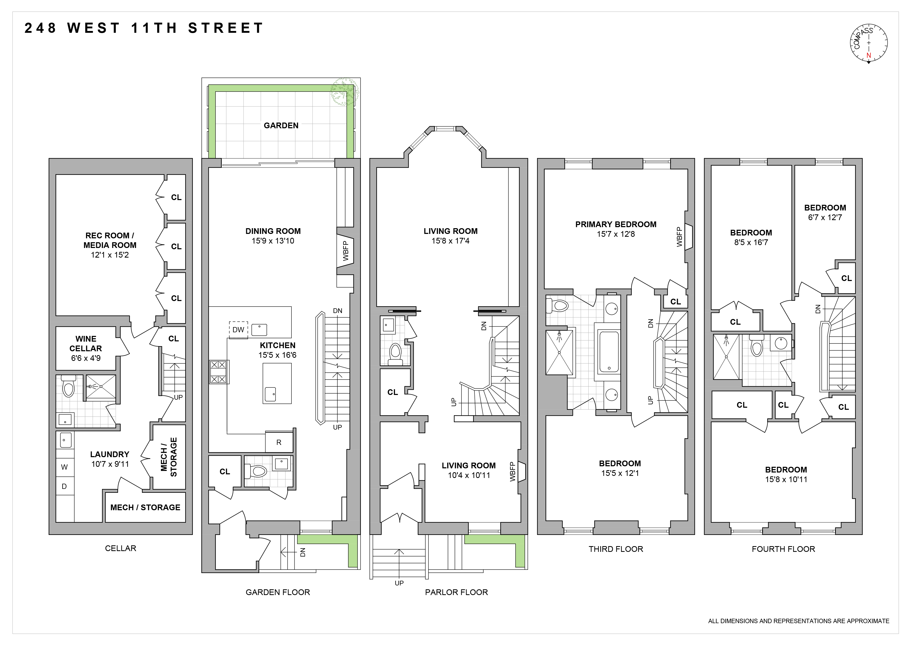 Floorplan for 248 West 11th Street