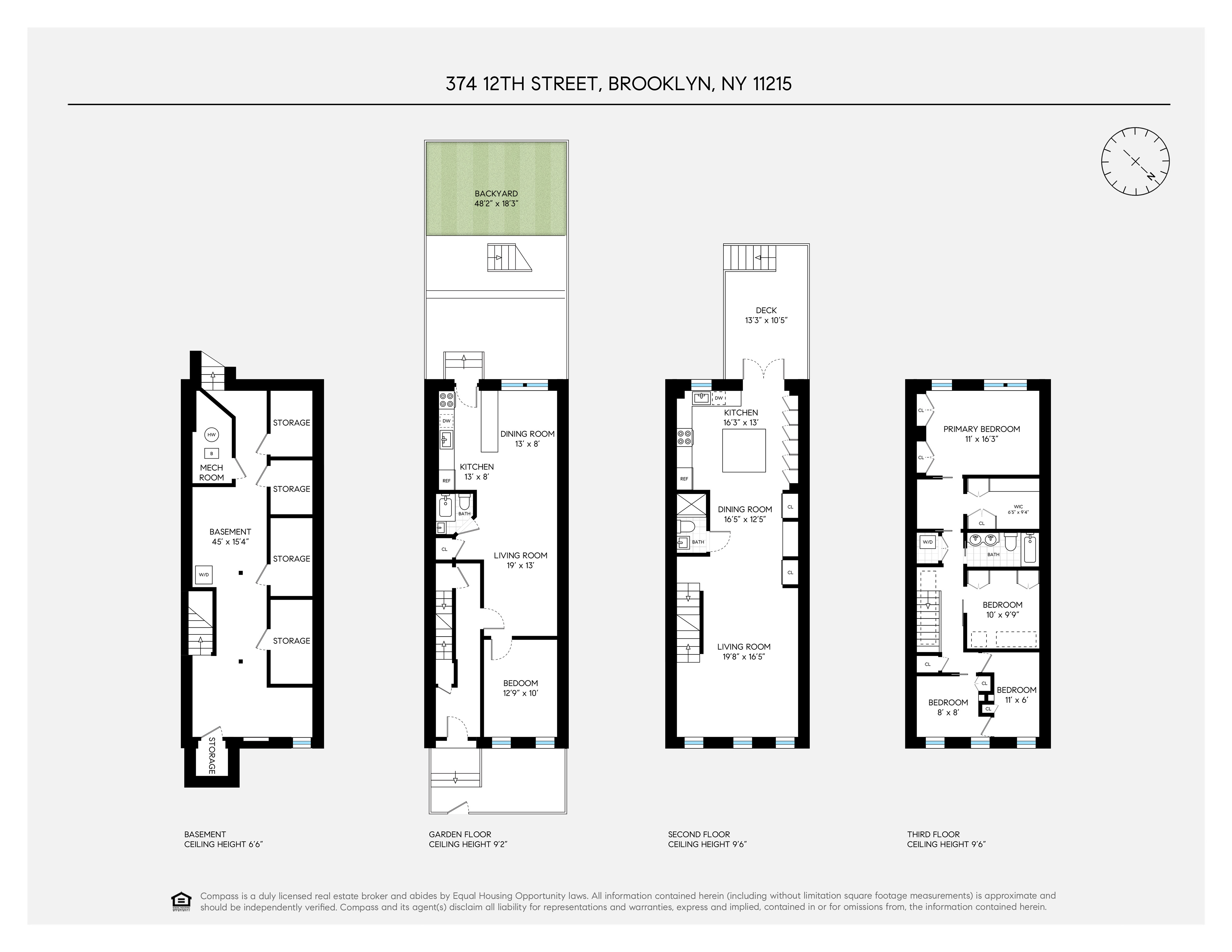 Floorplan for 374 12th Street