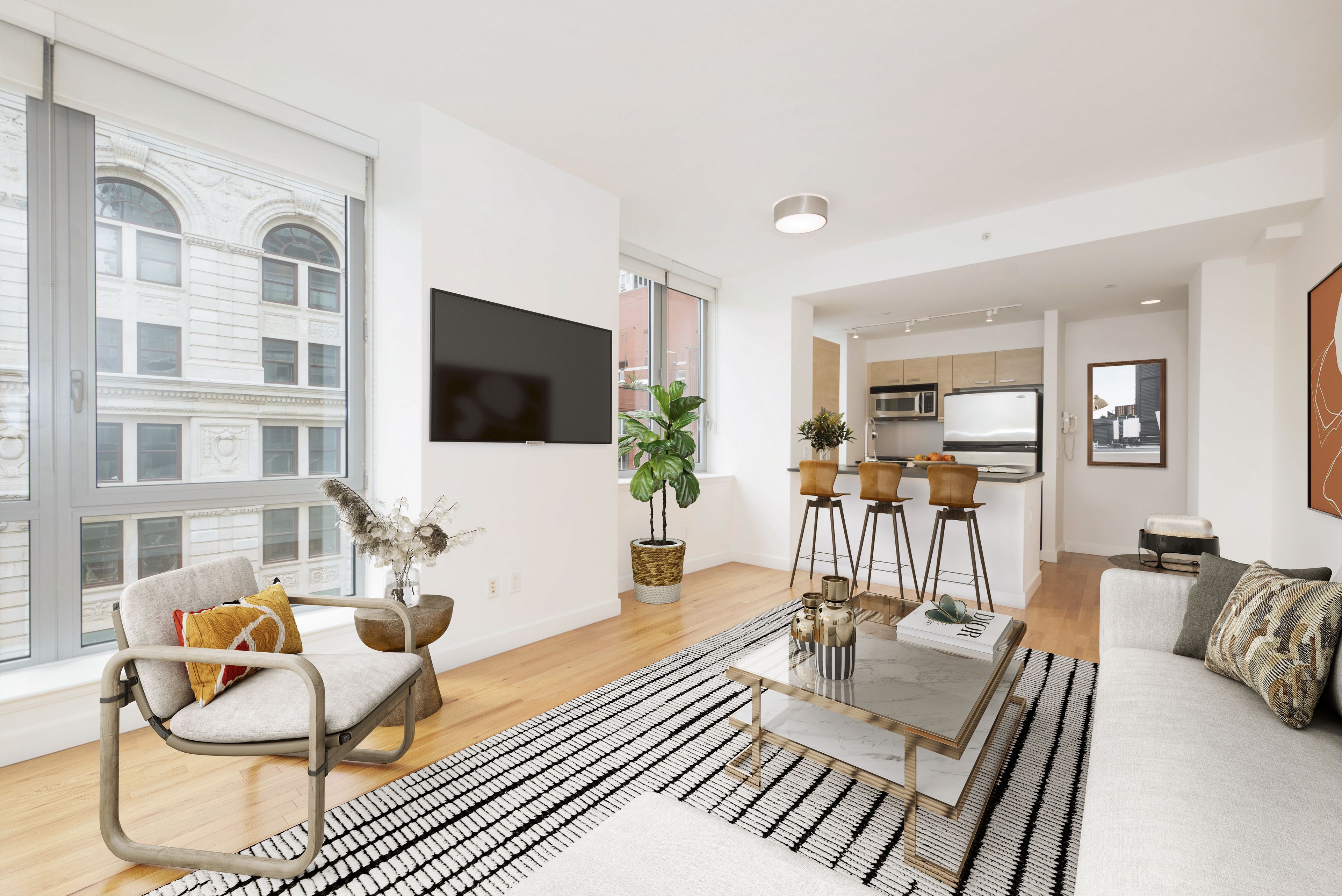 88 Leonard Street 1501, Tribeca, Downtown, NYC - 3 Bedrooms  
2 Bathrooms  
6 Rooms - 