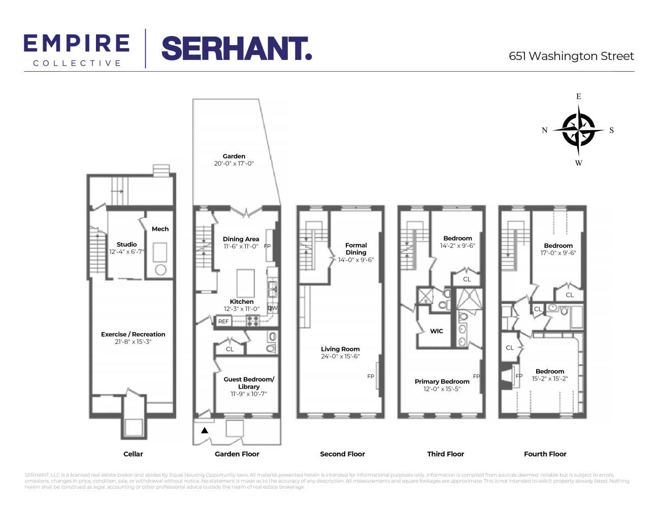 Floorplan for 651 Washington Street