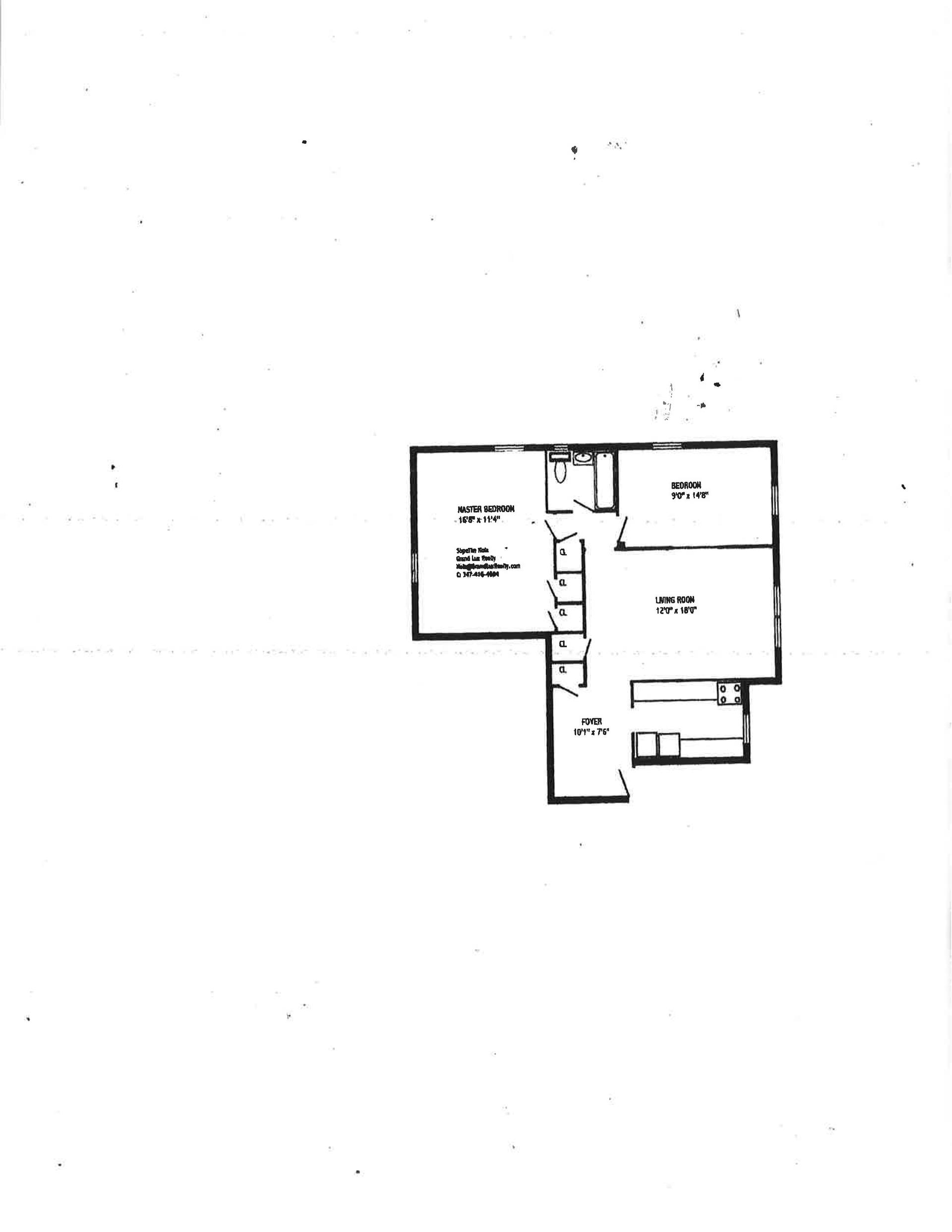 Floorplan for 5645 Netherland Avenue, 6A