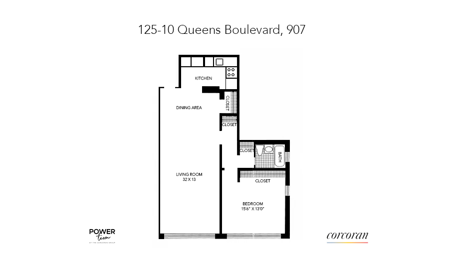 Floorplan for 125-10 Queens Boulevard