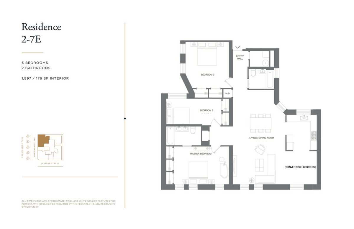 Floorplan for 92 Morningside Avenue, 2E