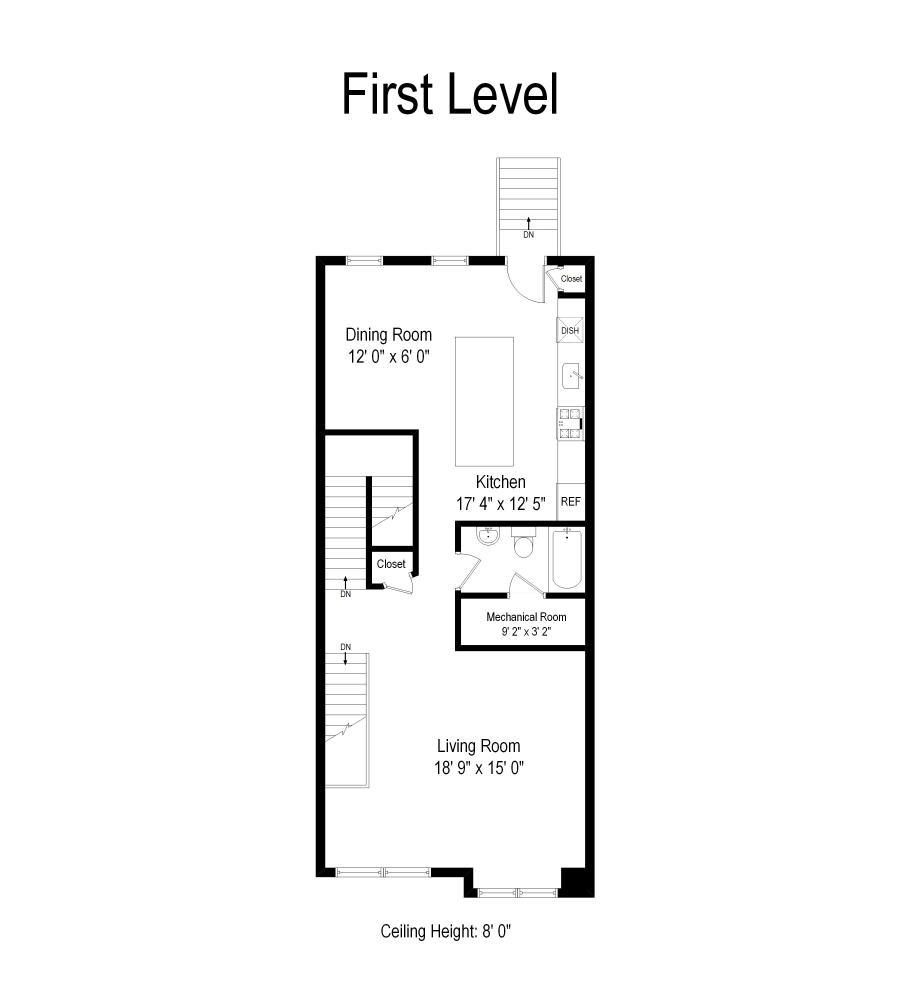 Floorplan for 2113 Dean Street, 2
