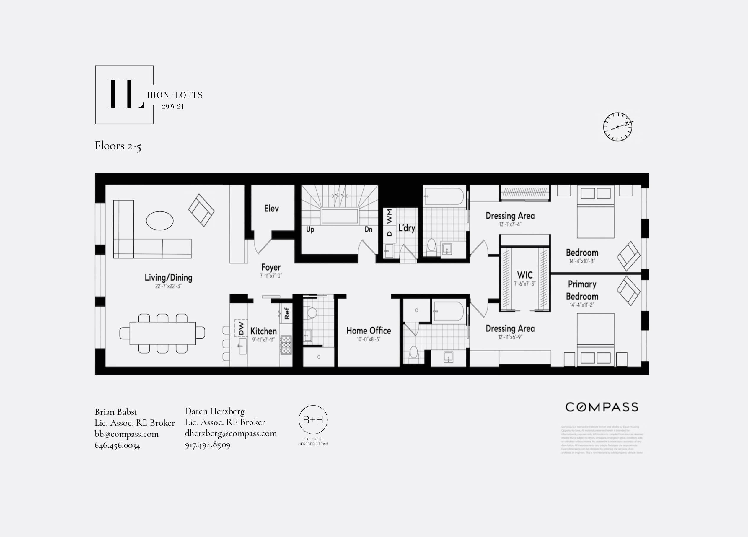 Floorplan for 29 West 21st Street, 5