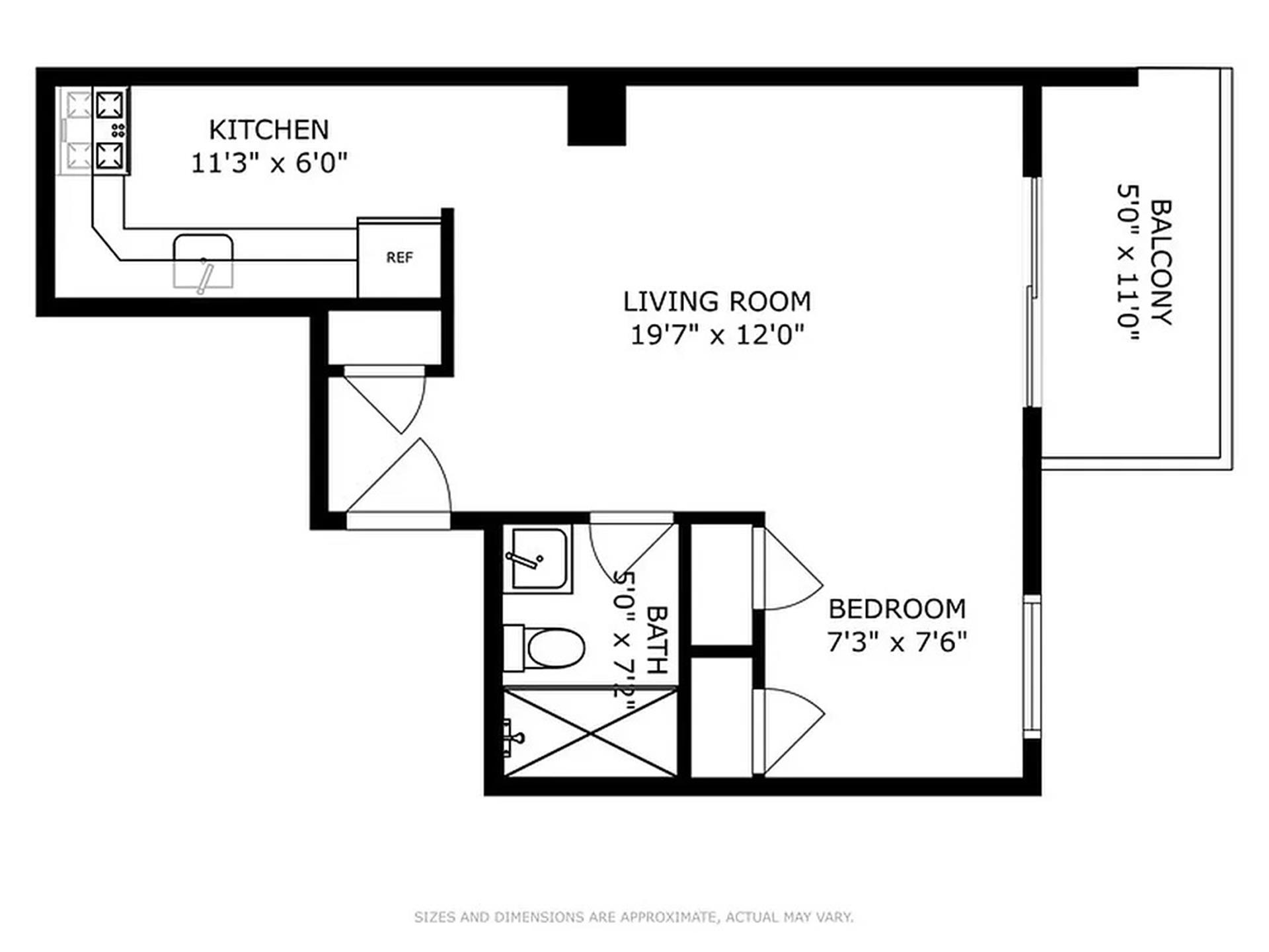 Floorplan for 9729 4th Avenue, B3