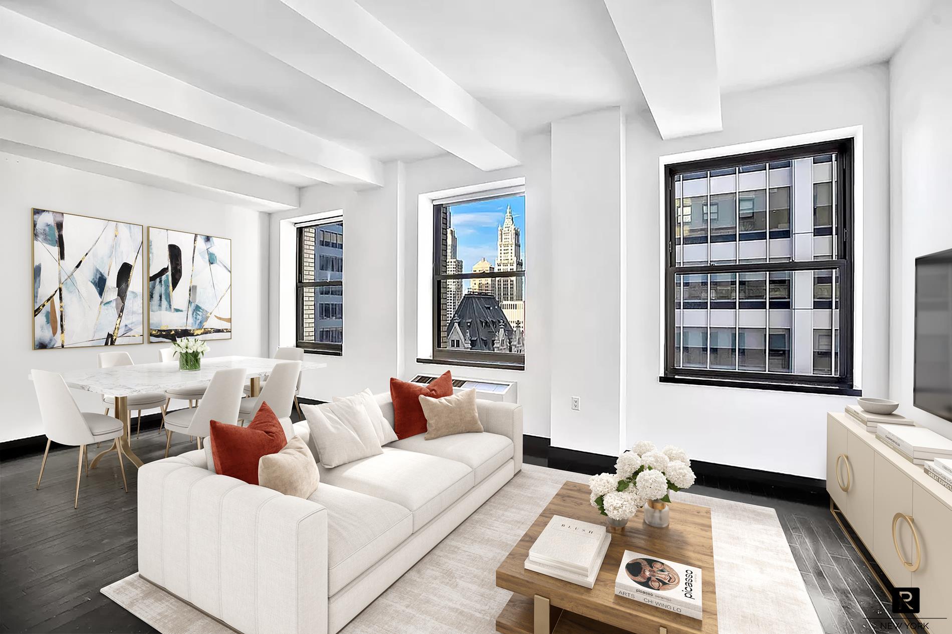 Photo 1 of 20 Pine Street 3303, Financial District, NYC, $1,850,000, Web #: 1064764417