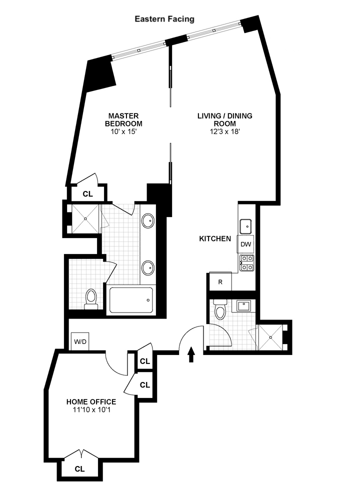 Floorplan for 40 Broad Street, 14E