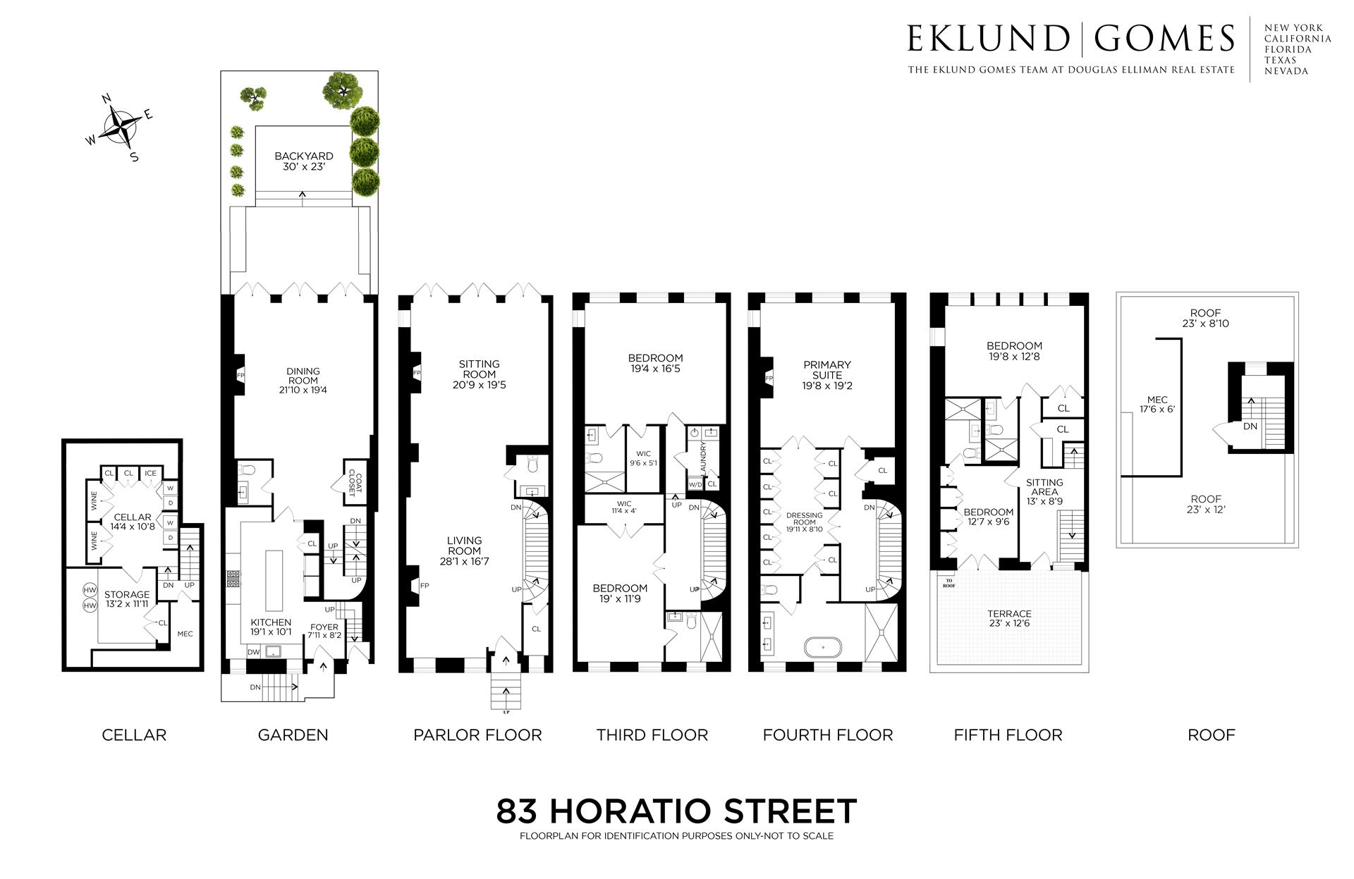Floorplan for 83 Horatio Street