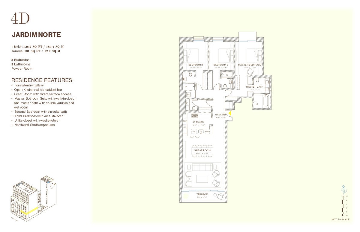 Floorplan for 527 West 27th Street, 4D