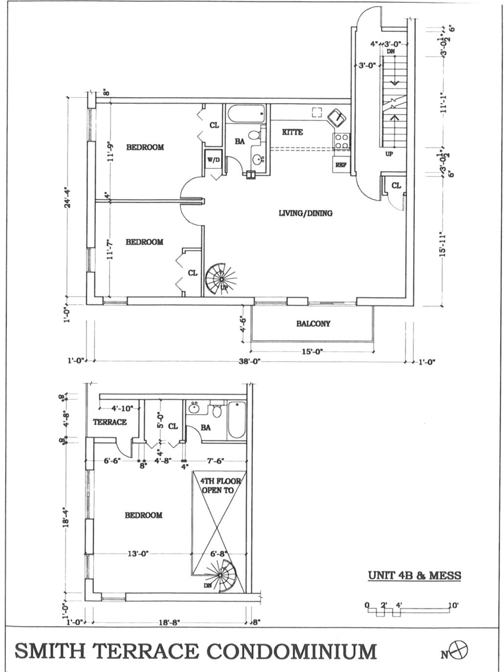 Floorplan for 209 Smith Street, 4B
