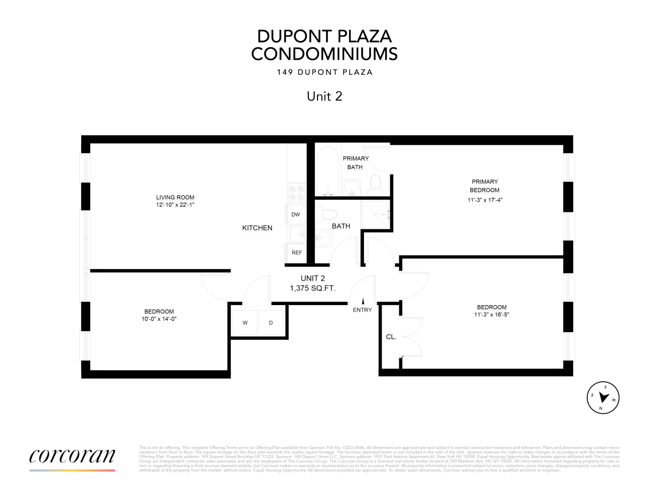 Floorplan for 149 Dupont Street, 2