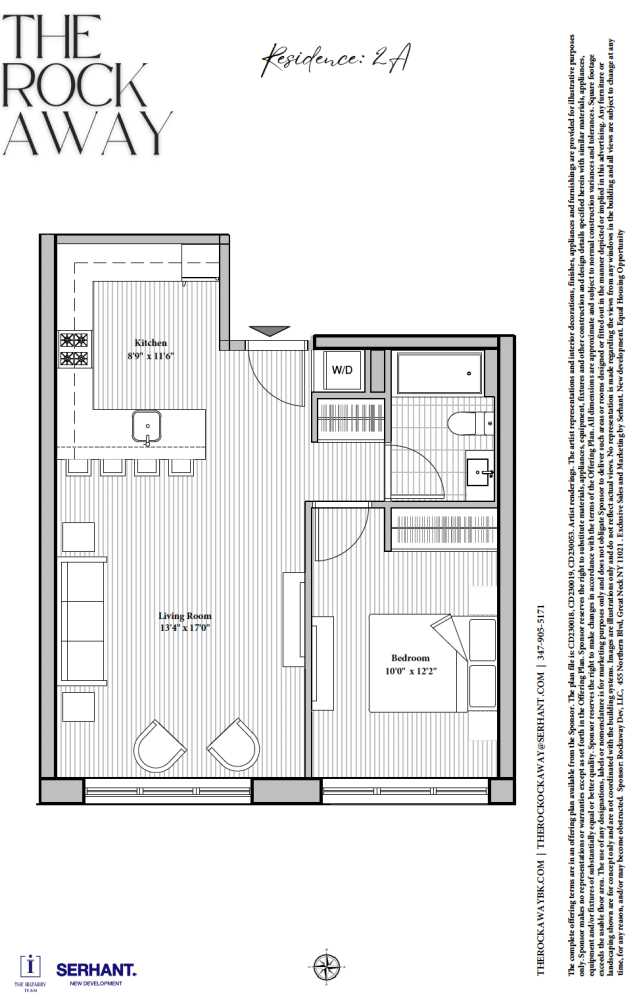 Floorplan for 260 Rockaway Avenue, 2A