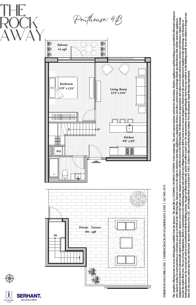 Floorplan for 260 Rockaway Avenue, 4B
