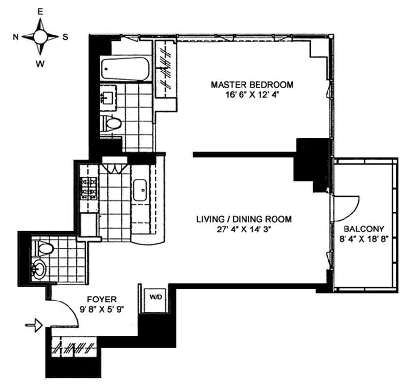 Floorplan for 325 5th Avenue, 41E