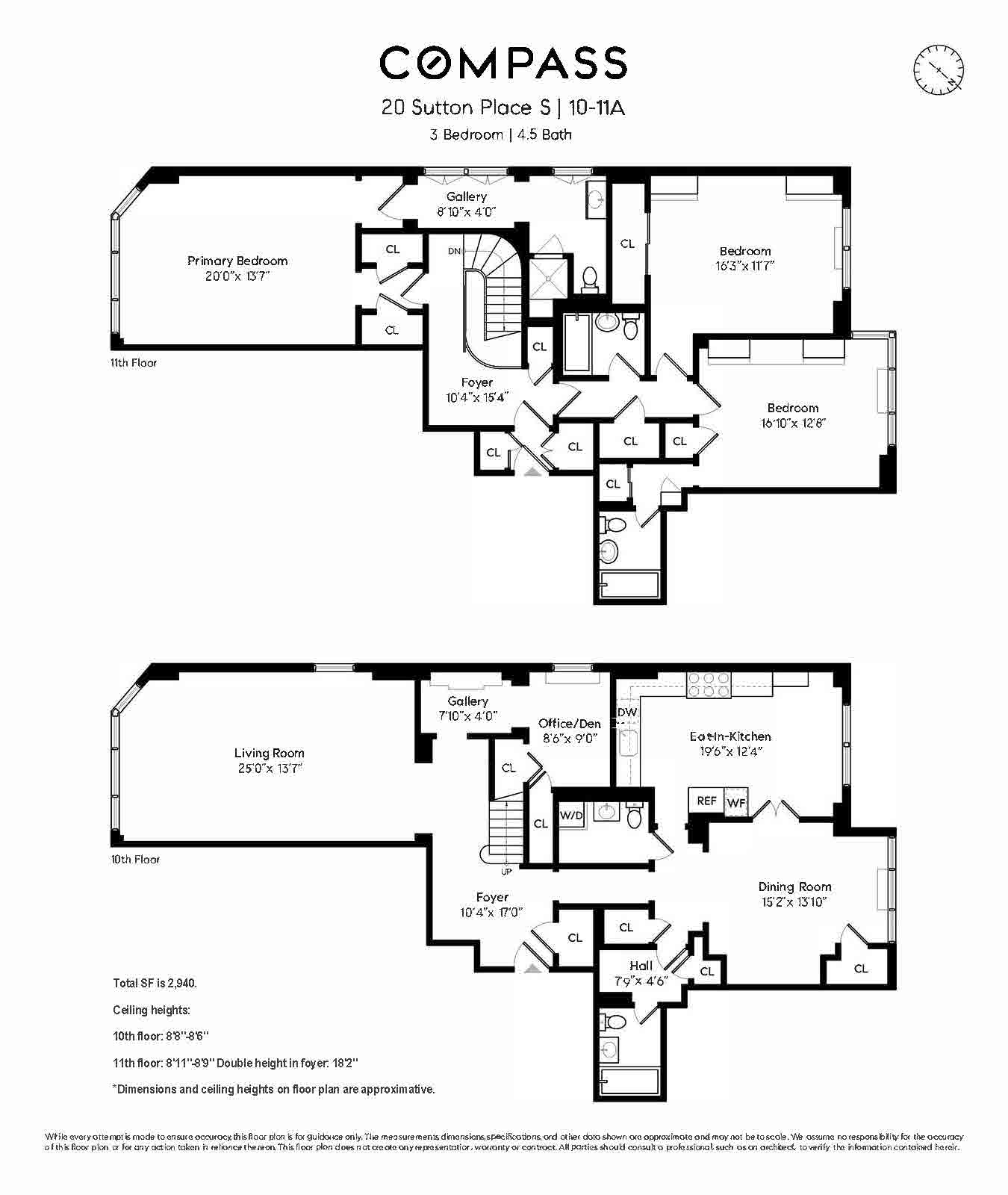 Floorplan for 20 Sutton Place, 10A11A