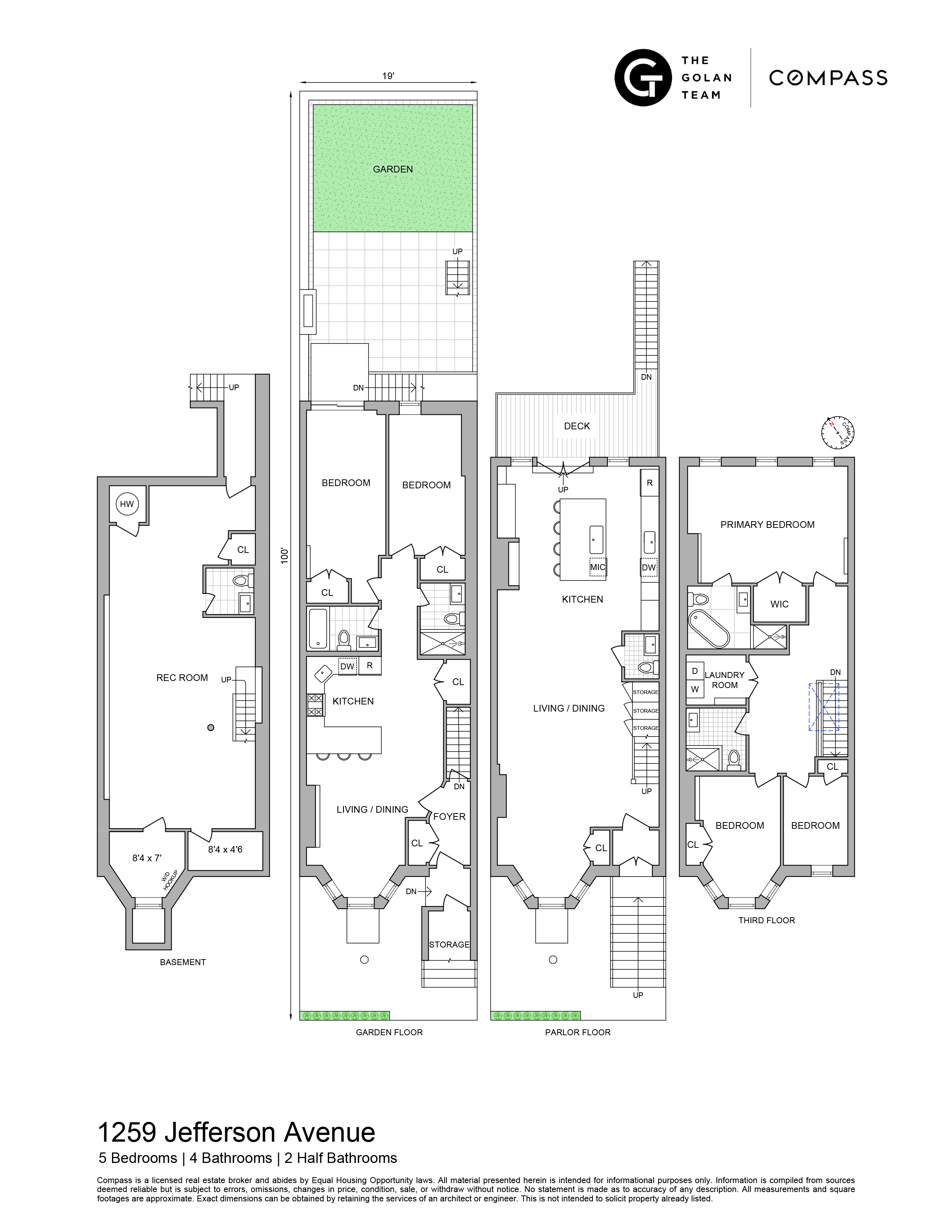 Floorplan for 1259 Jefferson Avenue, T