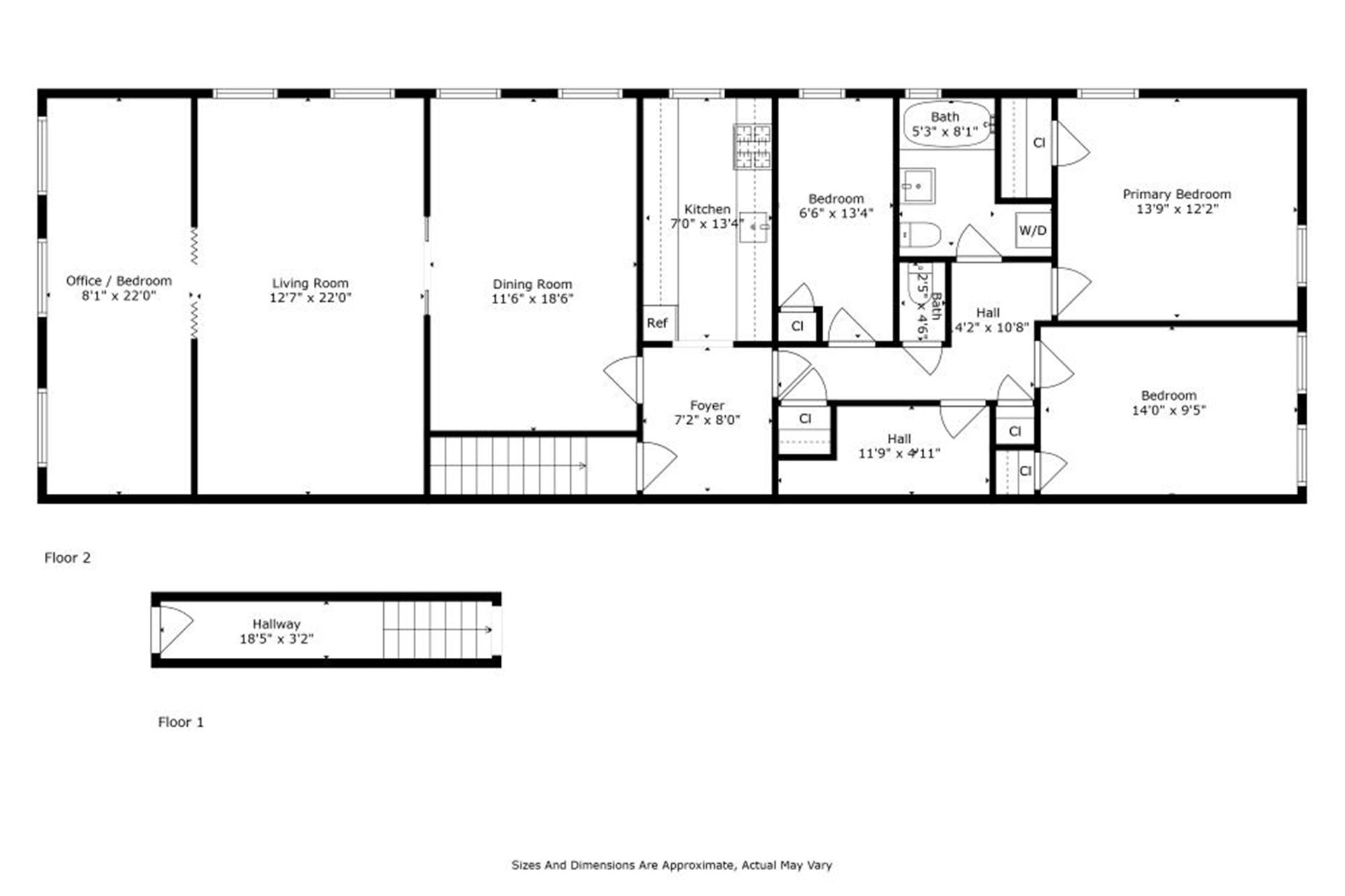Floorplan for 14 Van Corlear Place