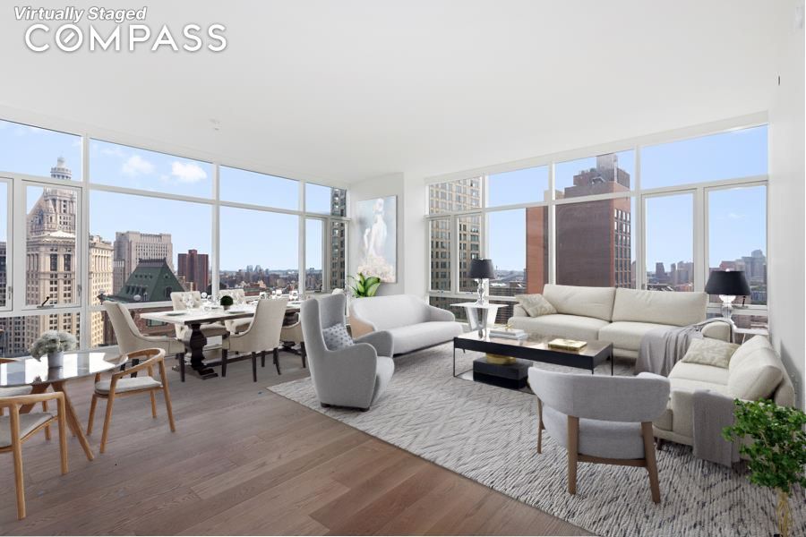 5 Beekman Street 27B, Financial District, Downtown, NYC - 3 Bedrooms  
2.5 Bathrooms  
6 Rooms - 