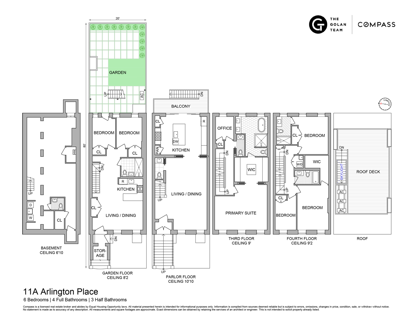 Floorplan for Arlington Place, 1