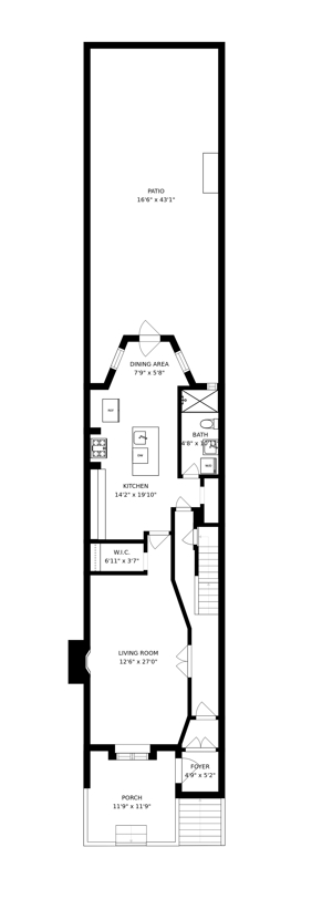 Floorplan for 32 East 126th Street, GROUNDFL