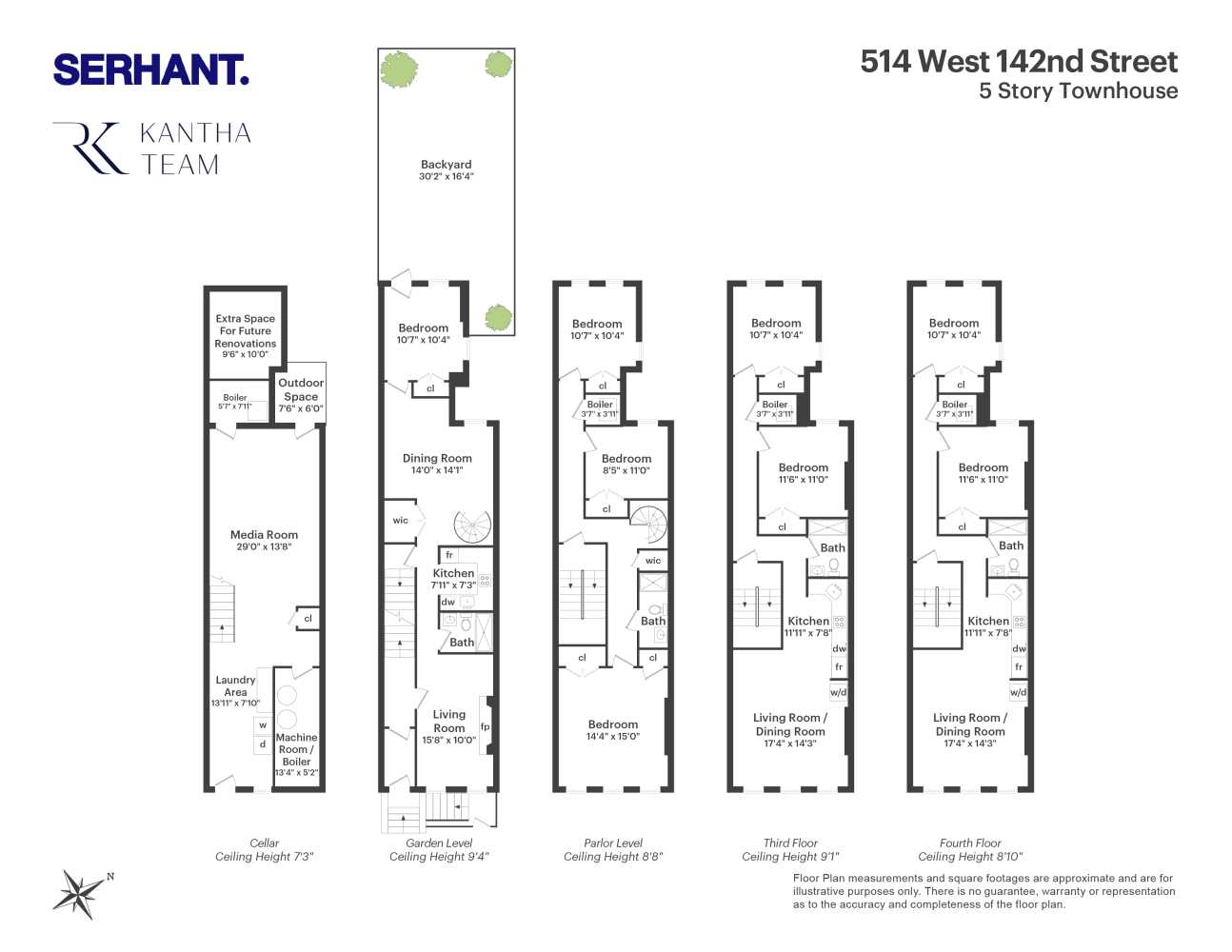 Floorplan for 514 West 142nd Street