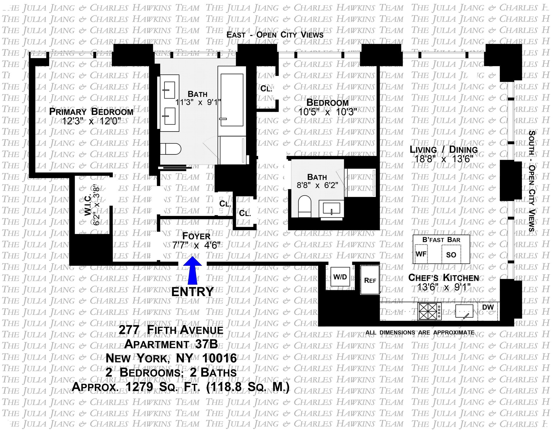 Floorplan for 277 5th Avenue, 37B